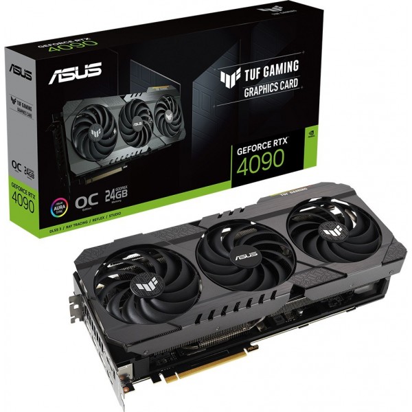 GEFORCE RTX 4090 TUF-RTX4090-O24G-OG-GAMING 24GB GDDR6X 384bit 2595MHz OC 2xHDMI 3xDP RGB DLSS3