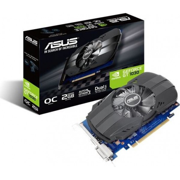 Asus GT1030 PH-GT1030-O2G 2GB 64Bit GDDR5 Ekran Kartı (VGA16XNVDASU1332)