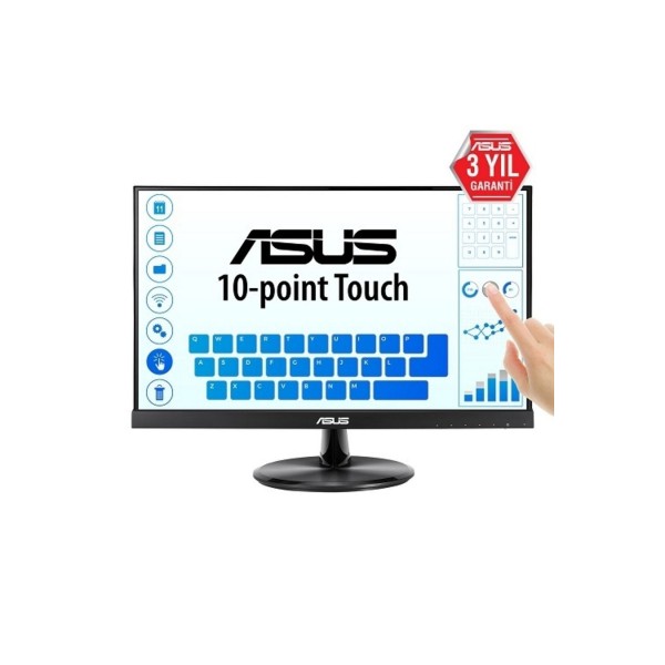 VT229H 21.5" 5ms FullHD IPS HDMI+VGA 10 Nokta Dokunmatik Monitör