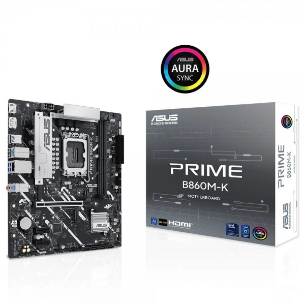 Asus Prime B860M-K Intel LGA1851 DDR5 mATX 8800 Dp Hdmı Anakart