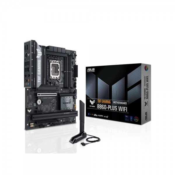 Asus TUF Gaming B860-PLUS WiFi 8666 MHz (OC) DDR5 Soket LGA1851 M.2 HDMI DP ATX Anakart