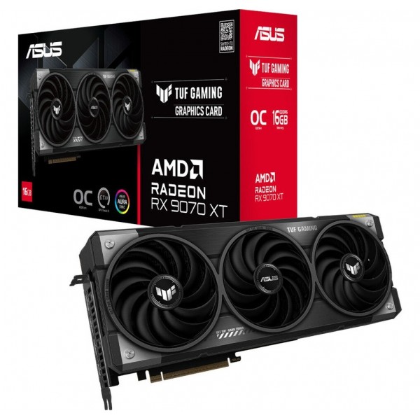 ASUS-TUF-RX9070XT-O16G-GAMING-AMD-RADEON-RX 9070 XT-16GB Gddr6